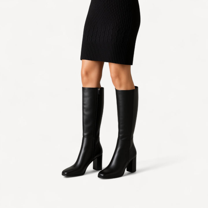 THE NIVA LEATHER BOOTS