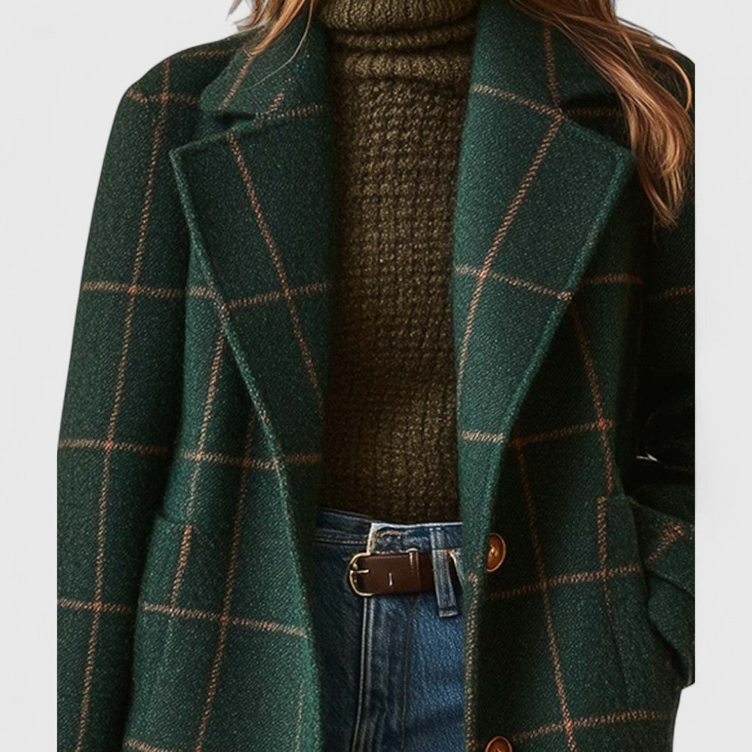 THE ELINE CHECK COAT